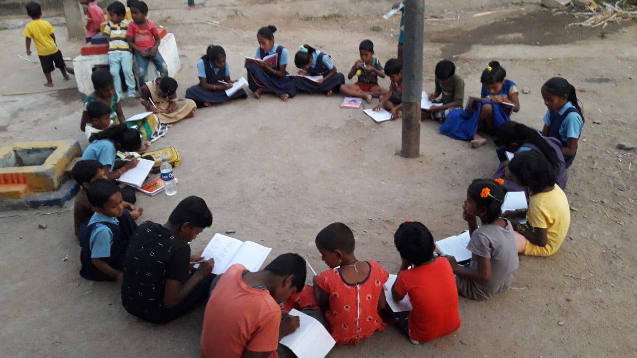 /media/anthyodaya/We learn in a Group along with our friends at Supportive Education Centre at Ningapur.jpg